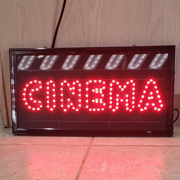 Cinema Room Decor, Light Up Sign Home Cinema Sign, Theater. - Picture 3 of 8